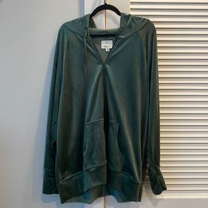 Offline Velour Zipper Sweater